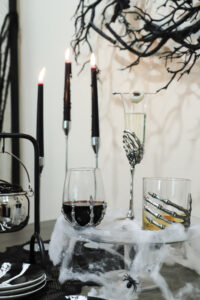 Pottery Barn Skeleton Hand Glasses Dupe