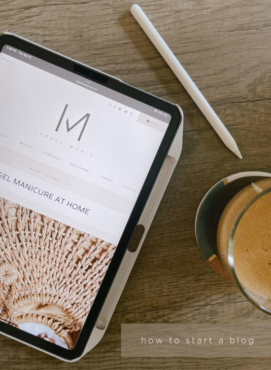 How to start a blog